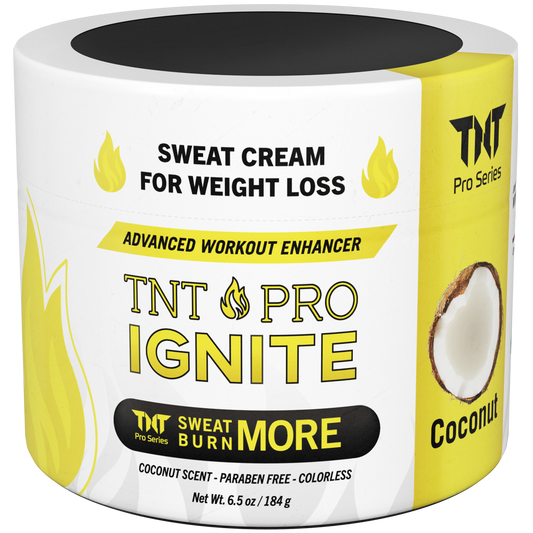 Slimming Cream for Belly with Coconut Oil - TNT Pro Ignite Sweat Cream for Men and Women - Thermogenic Weight Loss Slimming Workout Enhancer for Stomach, Abdominal Burner - TNT Pro Series